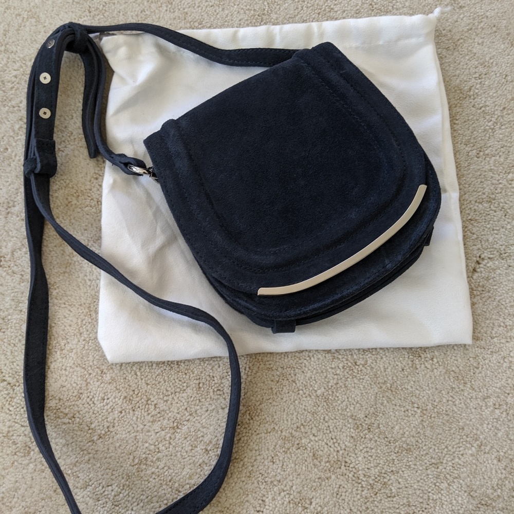 BCBGeneration Suede Saddle Bag